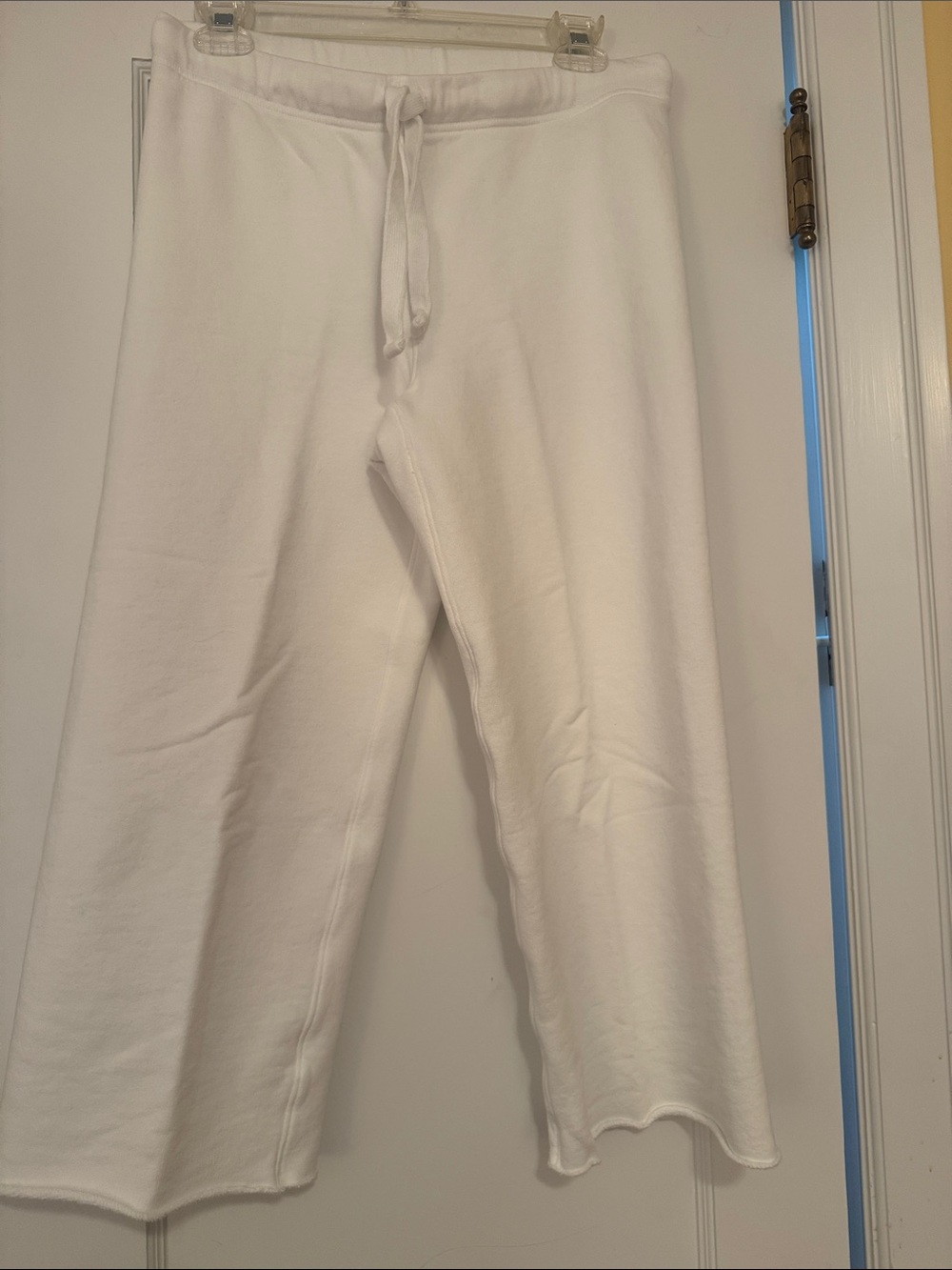 Frank & Eileen white sweat pants.  Extra Small.